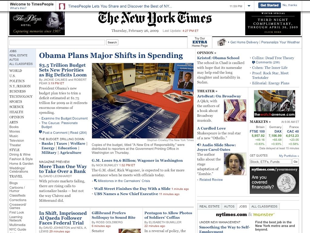 NYTimes 2009