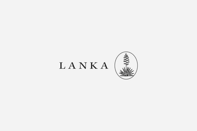 Identidade corporativa do lanka: inspiração da vegetação e da natureza