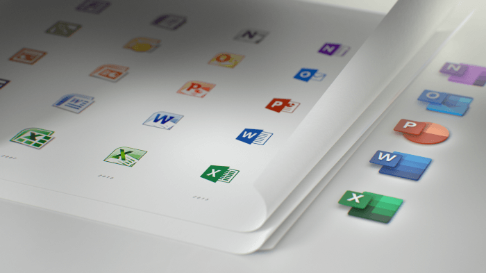 Redesenhar os ícones do aplicativo do Office para abraçar um novo mundo do trabalho