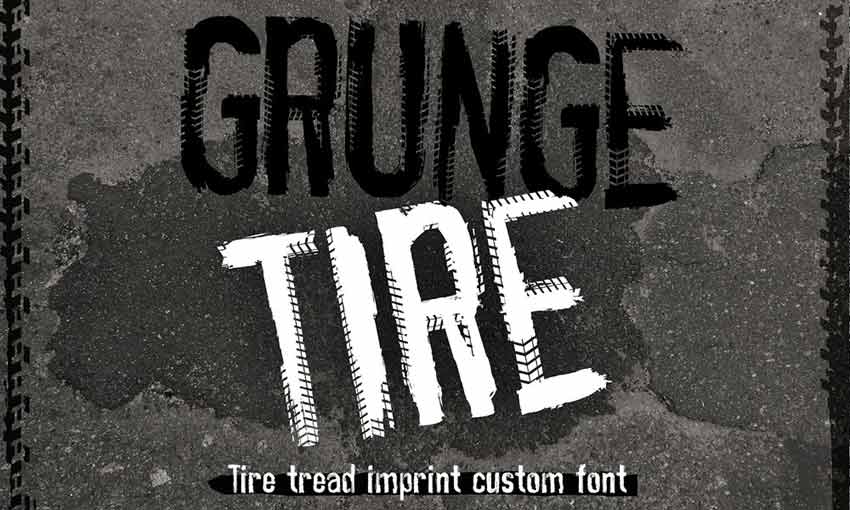 15 fontes texturizadas de Grunge com um estilo artesanal