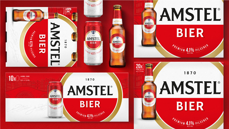 Amstel lança nova identidade de marca global em busca de “coerência”