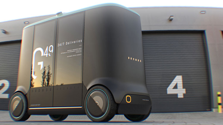 PriestmanGoode revela projetos para veículos de transporte de massa autônomos