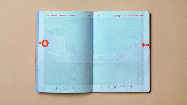 Passaportes redesenhados da Noruega homenageiam a aurora boreal