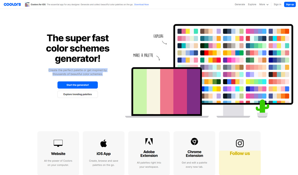 10 geradores de paleta de cores e ferramentas para seus projetos de design da Web