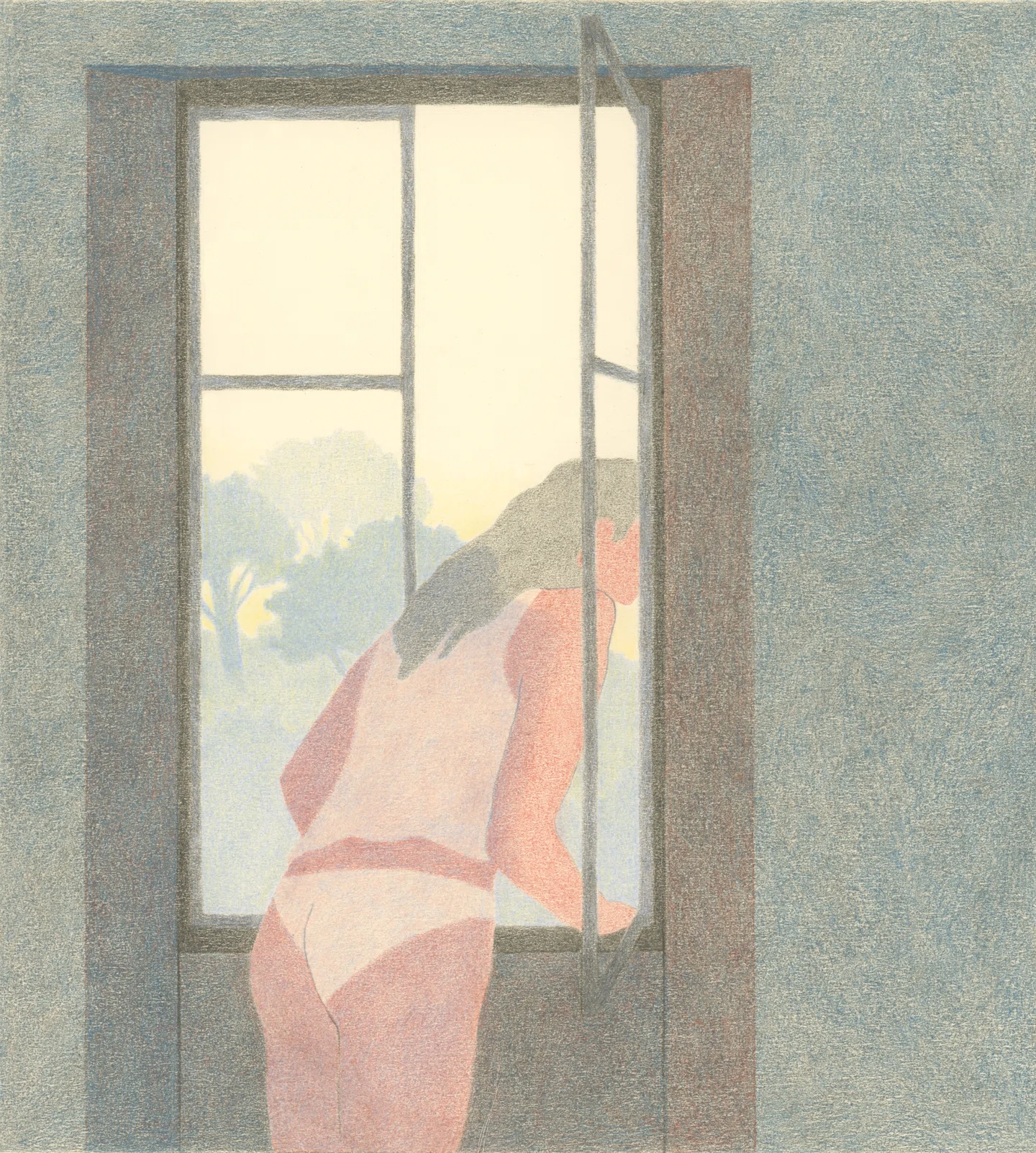 Camille Deschiens desenha cenas suaves de amor, conexão e intimidade