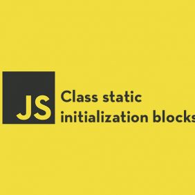 Blocos de inicialização estáticos de classe em JavaScript