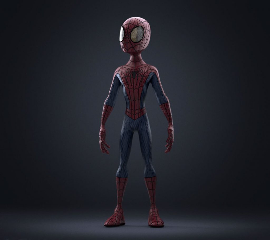 Personagens 3D - Super-heróis e vilões com aparência de desenho animado