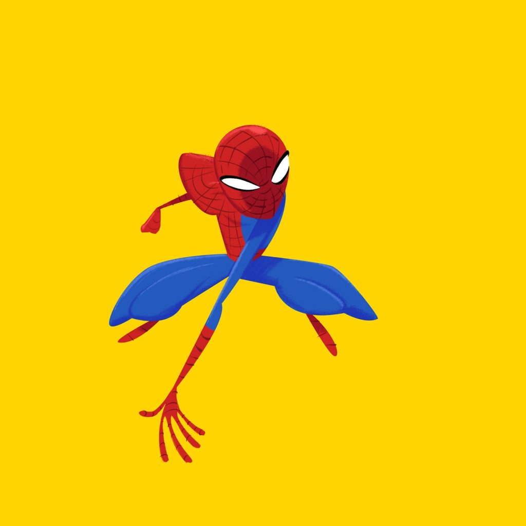 Spiders de Franco Spagnolo - Design de personagens