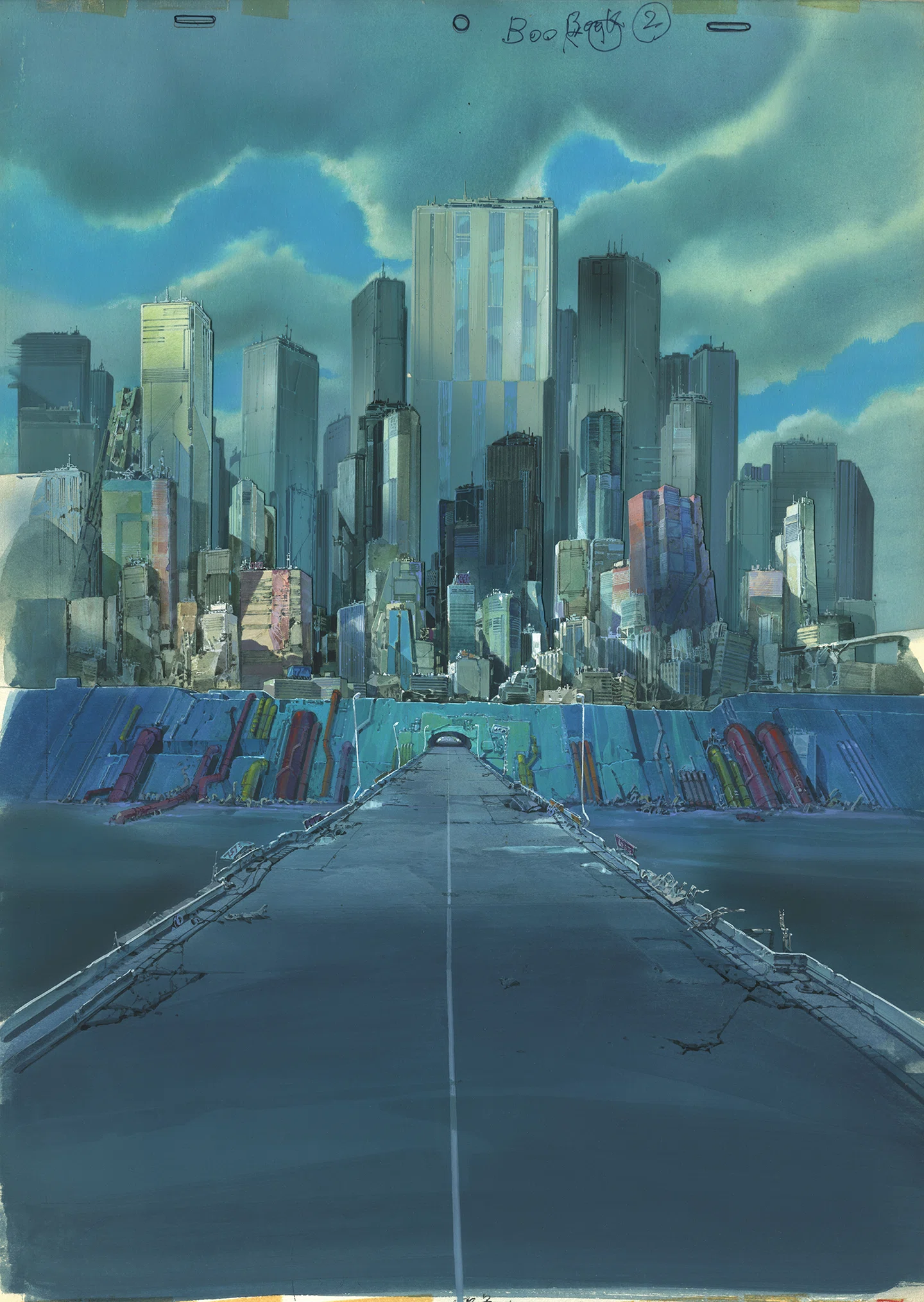 Explore o Neo Tokyo de Akira através de obras de arte raras dos diretores de arte do lendário anime