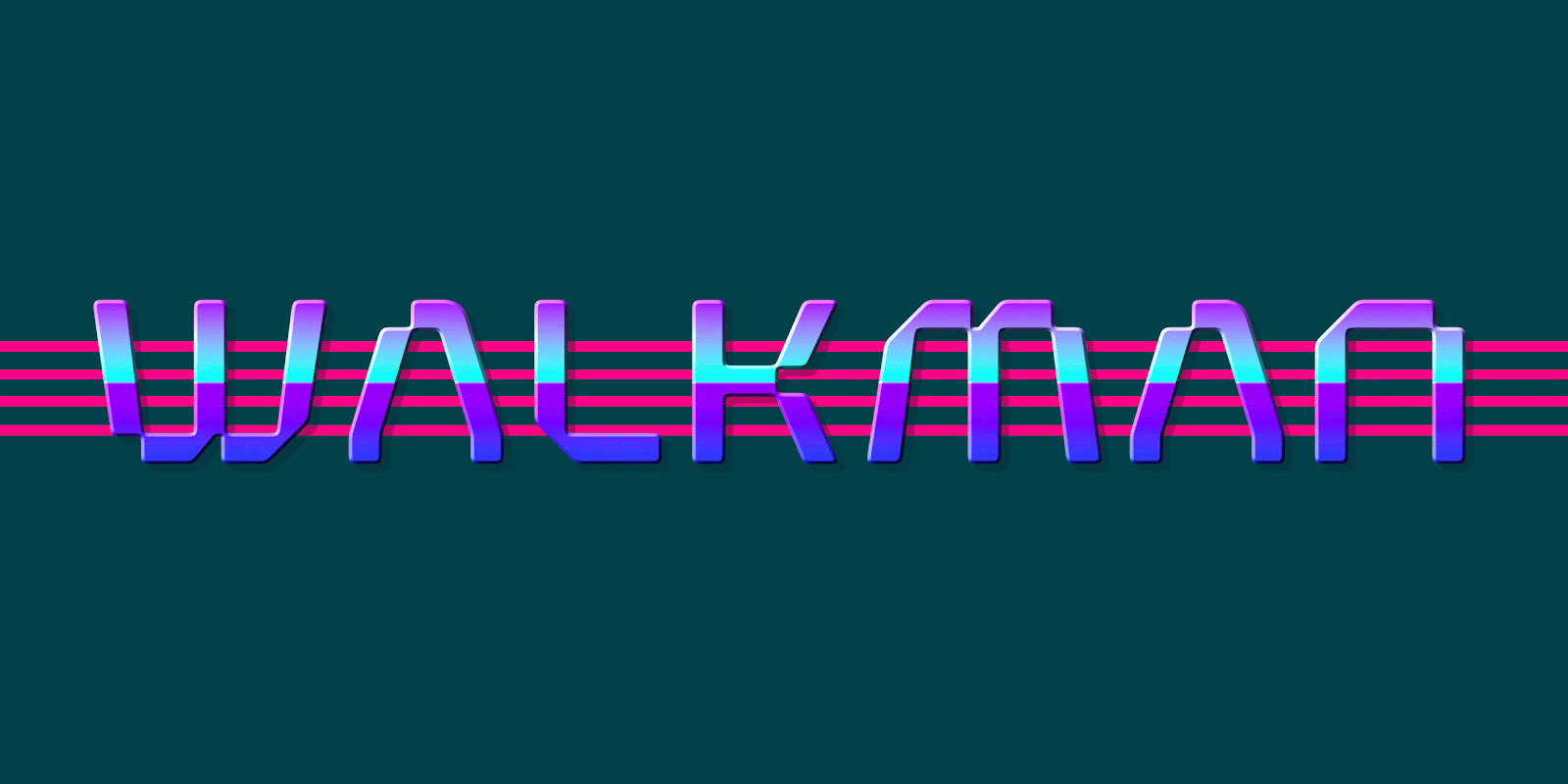 Amiga — uma fonte contemporânea de pixel dos anos 80 usando tecnologia de fonte colorida