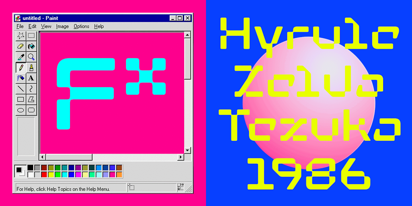 Amiga — uma fonte contemporânea de pixel dos anos 80 usando tecnologia de fonte colorida