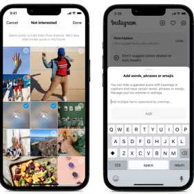 Instagram lança novas ferramentas para ajudar a refinar recomendações de conteúdo