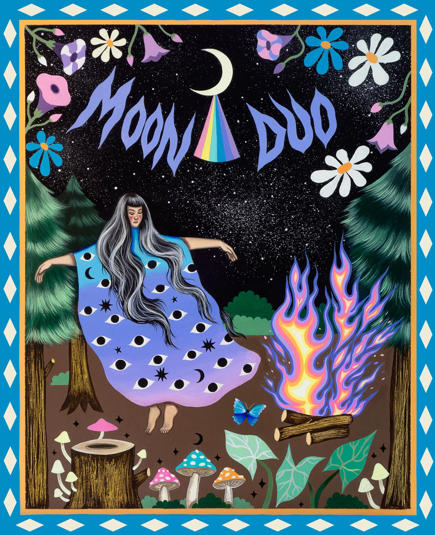 Paula Duró se aventura no reino místico para criar impressionantes pinturas esotéricas