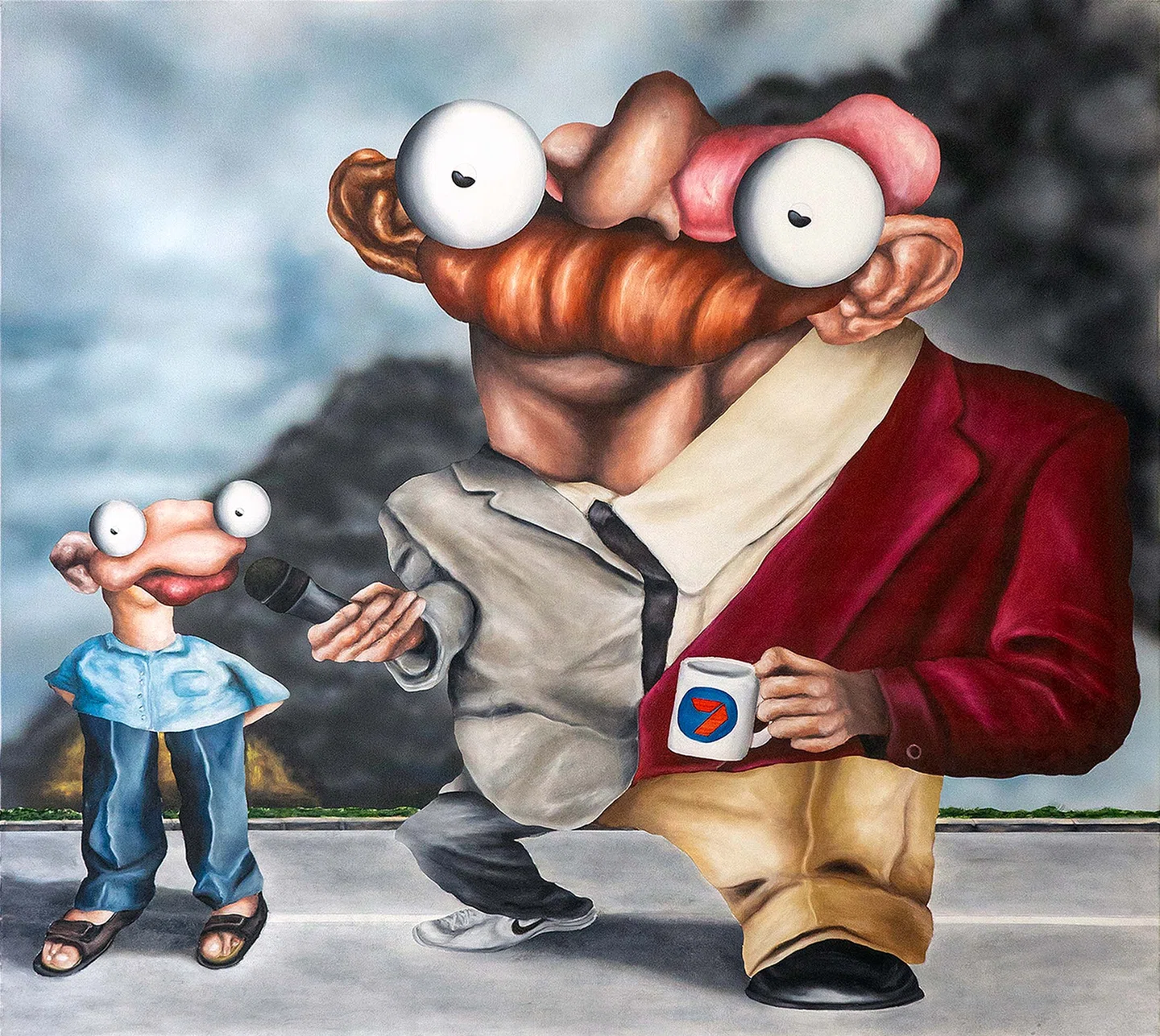 Pintando personagens como você nunca viu antes, as obras de arte de Zac Yeates são hilariamente estranhas