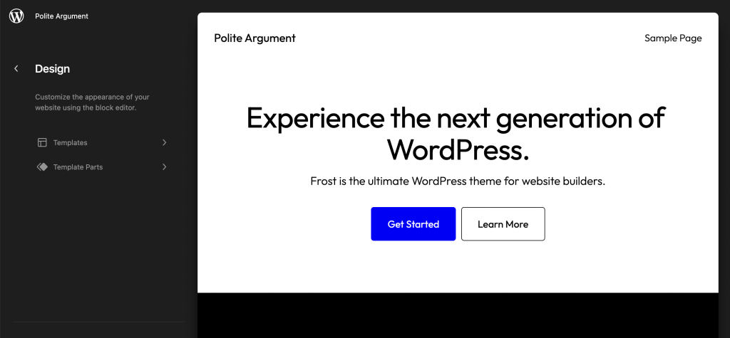 WP Engine lança Frost, um tema de bloco gratuito para criadores de sites