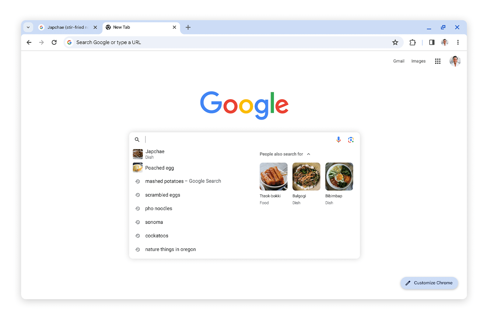 Google Chrome atualiza sugestões de pesquisa