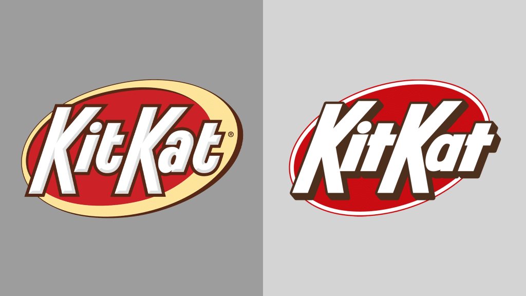 Kit Kat ganhou um novo logotipo volumoso que se parece muito mais com um Kit Kat de verdade