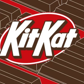 Kit Kat ganhou um novo logotipo volumoso que se parece muito mais com um Kit Kat de verdade