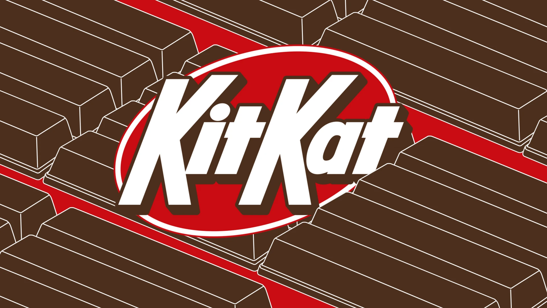 Kit Kat ganhou um novo logotipo volumoso que se parece muito mais com um Kit Kat de verdade